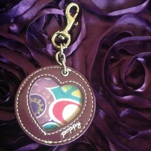 COACH POPPY POP C PICTURE FRAME KEY FOB, CHARM